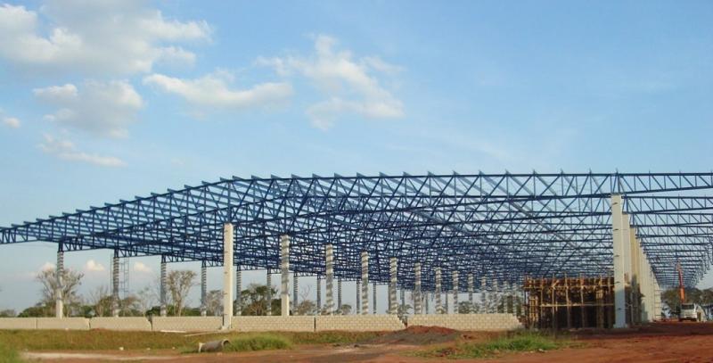 Estrutura metalica para armazenagem