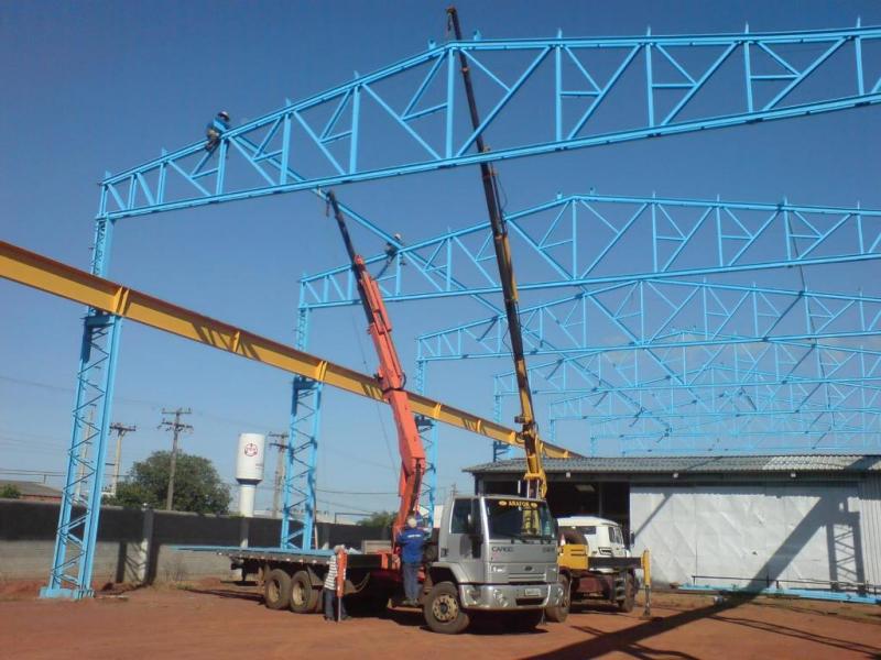 Estrutura metalica para galpão industrial