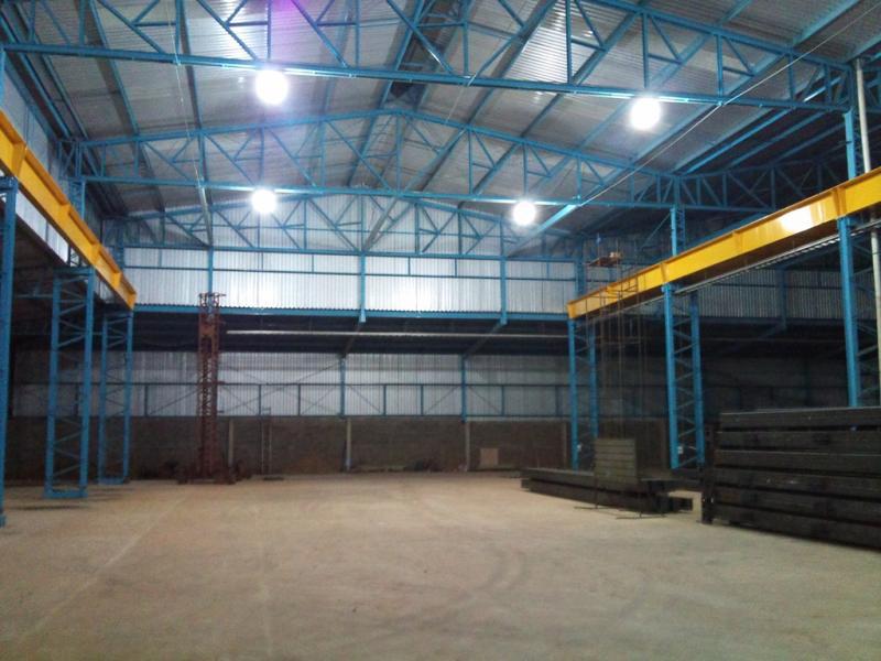 Estrutura metalica para ponte rolante